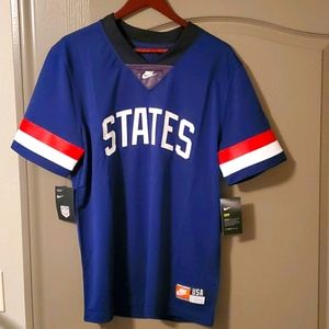 Nike USMNT Soccer Football V-Neck Jersey States